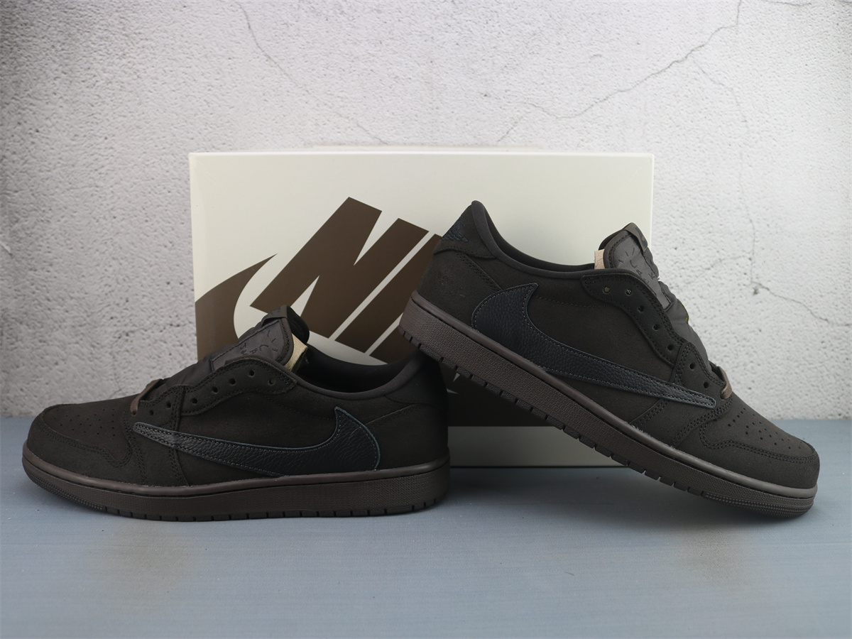 LJR Batch Travis Scott x Air Jordan 1 Low OG Velvet Brown DM7866 202